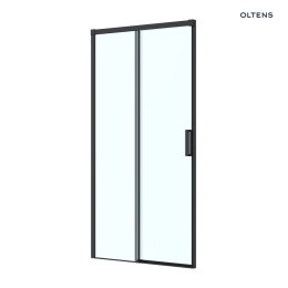 Breda Oltens Breda drzwi prysznicowe 110 cm czarny mat/szkło przezroczyste 21214300