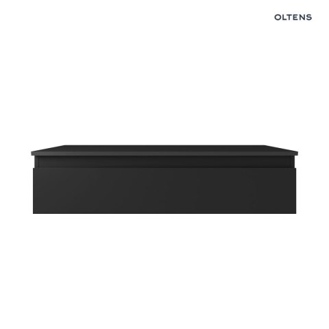 Vernal Oltens Vernal szafka 100 cm podumywalkowa wisząca z blatem czarny mat 68102300