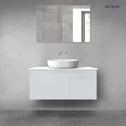 Vernal Oltens Vernal zestaw mebli łazienkowych 100 cm z blatem szary mat/biały połysk 68253700