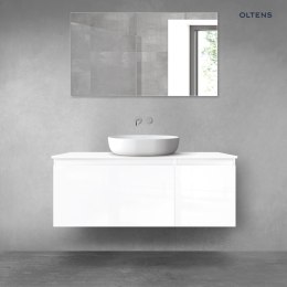 Vernal Oltens Vernal zestaw mebli łazienkowych 120 cm z blatem biały połysk 68248000