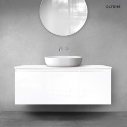 Vernal Oltens Vernal zestaw mebli łazienkowych 120 cm z blatem biały połysk 68248000