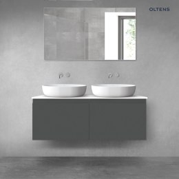 Vernal Oltens Vernal zestaw mebli łazienkowych 120 cm z blatem grafit mat/biały połysk 68245400