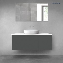 Vernal Oltens Vernal zestaw mebli łazienkowych 120 cm z blatem grafit mat/biały połysk 68254400