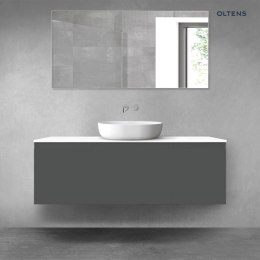 Vernal Oltens Vernal zestaw mebli łazienkowych 140 cm z blatem grafit mat/biały połysk 68318400