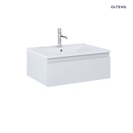 Vernal Zestaw Oltens Vernal umywalka z szafką 60 cm biały/szary mat 68004700