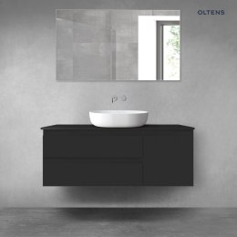Vernal Oltens Vernal zestaw mebli łazienkowych 120 cm z blatem czarny mat 68208300