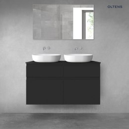 Vernal Oltens Vernal zestaw mebli łazienkowych 120 cm z blatem czarny mat 68300300