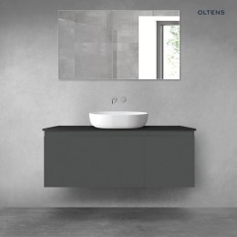 Vernal Oltens Vernal zestaw mebli łazienkowych 120 cm z blatem grafit mat/czarny mat 68256400