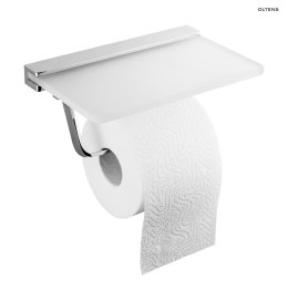 Vernal Oltens Vernal uchwyt na papier toaletowy z półką chrom 81110100