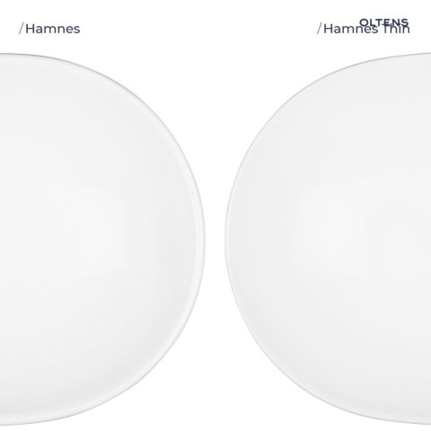 Hamnes Thin Oltens Hamnes Thin umywalka 51x39 cm nablatowa owalna z powłoką SmartClean biała 41813000 Hamnes Thin Oltens Hamnes Thin umywalka 51x39 cm nablatowa owalna z powłoką SmartClean biała 41813000