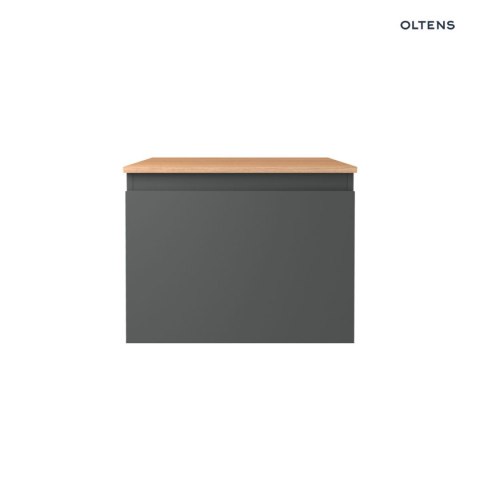 Vernal Oltens Vernal szafka 60 cm podumywalkowa wisząca z blatem grafit mt/dąb 68111400