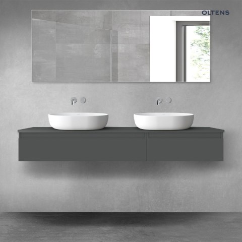Vernal Oltens Vernal zestaw mebli łazienkowych 160 cm z blatem grafit mat 68355400