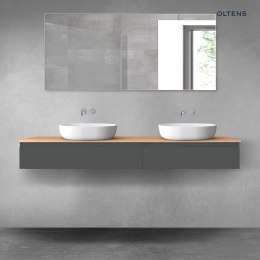 Vernal Oltens Vernal zestaw mebli łazienkowych 180 cm z blatem grafit mat/dąb 68565400