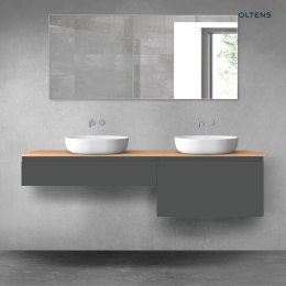 Vernal Oltens Vernal zestaw mebli łazienkowych 180 cm z blatem grafit mat/dąb 68568400
