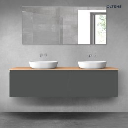 Vernal Oltens Vernal zestaw mebli łazienkowych 180 cm z blatem grafit mat/dąb 68569400