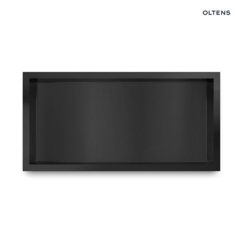 Grotta Oltens Grotta półka wnękowa 30x60x10 cm czarny mat 97001300 Grotta Oltens Grotta półka wnękowa 30x60x10 cm czarny mat 97001300