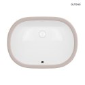 Gapa Oltens Gapa umywalka 56x41 cm podblatowa z powłoką SmartClean owalna biała 40604000