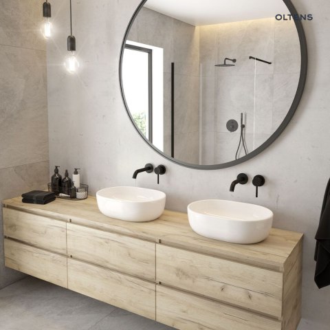 Vindel Oltens Vindel deszczownica 30 cm okrągła czarny mat 37000300 Vindel Oltens Vindel deszczownica 30 cm okrągła czarny mat 37000300