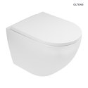 Hamnes Zestaw Oltens Hamnes miska WC wisząca PureRim z powłoką SmartClean z deską wolnoopadającą 42514000