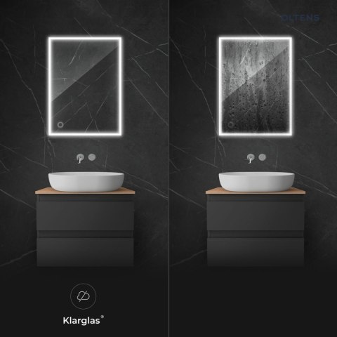 Nordlis Oltens Nordlis lustro 60x100 cm prostokątne z oświetleniem LED i systemem Klarglas 64111000 Nordlis Oltens Nordlis lustro 60x100 cm prostokątne z oświetleniem LED i systemem Klarglas 64111000