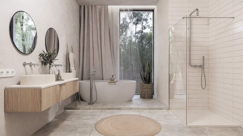 Deante Ścianka prysznicowa walk-in 100 cm Deante Ścianka prysznicowa walk-in 100 cm