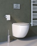 Hamnes Zestaw Oltens Hamnes Kort Stille miska WC wisząca PureRim z powłoką SmartClean z deską wolnoopadającą biały 42525000