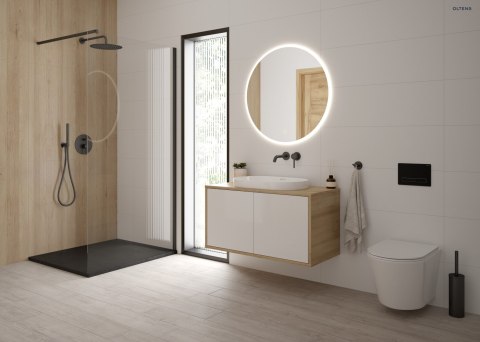 Jog Stille Oltens Jog Stille miska WC wisząca PureRim SmartClean biały połysk 42528000 Jog Stille Oltens Jog Stille miska WC wisząca PureRim SmartClean biały połysk 42528000