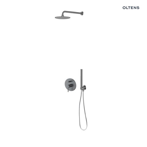 Molle Zestaw Oltens Molle bateria podtynkowa z deszczownicą 30 cm Vindel i kompletem prysznicowym Ume grafit 36600400 Molle Zestaw Oltens Molle bateria podtynkowa z deszczownicą 30 cm Vindel i kompletem prysznicowym Ume grafit 36600400