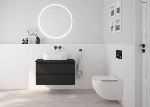 Nordlis Oltens Nordlis lustro 100 cm okrągłe z oświetleniem LED i systemem Klarglas 64102000 Nordlis Oltens Nordlis lustro 100 cm okrągłe z oświetleniem LED i systemem Klarglas 64102000