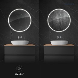 Nordlis Oltens Nordlis lustro 60 cm okrągłe z oświetleniem LED i systemem Klarglas 64108000