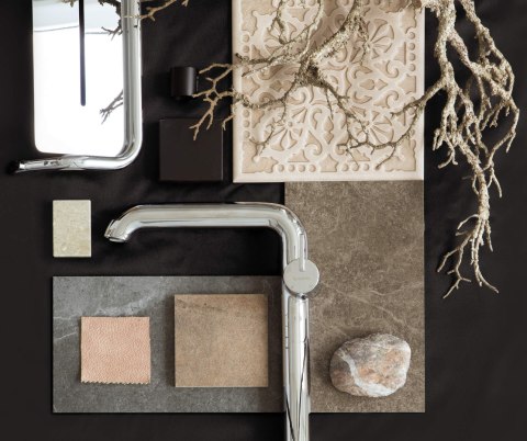 Deante Bateria umywalkowa wysoka z prostokątną wylewką Deante Bateria umywalkowa wysoka z prostokątną wylewką