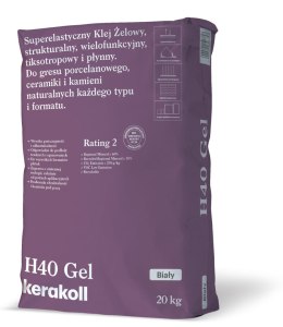 F KERAKOLL H40® Gel Biały 20 kg