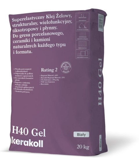 F KERAKOLL H40® Gel Biały 20 kg F KERAKOLL H40® Gel Biały 20 kg