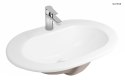 Asta Oltens Asta umywalka 55x42 cm wpuszczana w blat owalna biała 41202000