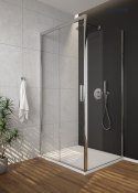 Bergytan Oltens Bergytan brodzik 120x80 cm prostokątny RockSurface biały 15103000