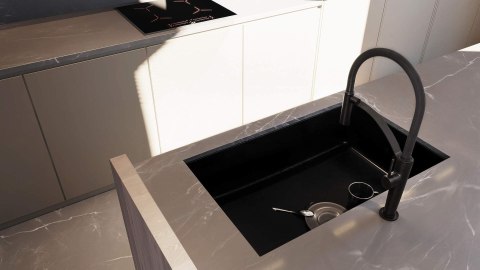 Deante Bateria kuchenna z elastyczną wylewką - 2 rodzaje strumienia Deante Bateria kuchenna z elastyczną wylewką - 2 rodzaje strumienia