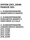 Deante Syfon do zlewozmywaka granitowego 1-komorowego - Space-Saver