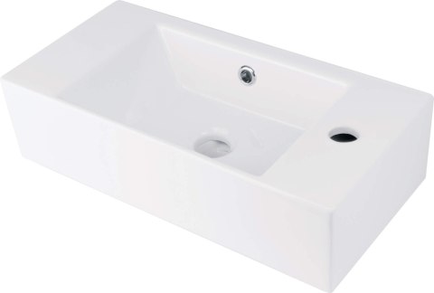 Deante Umywalka ceramiczna nablatowa/ścienna z miejscem na baterię - prawa Deante Umywalka ceramiczna nablatowa/ścienna z miejscem na baterię - prawa