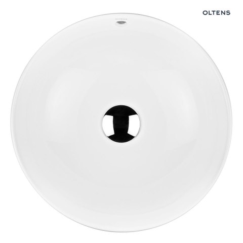 Fana Oltens Fana umywalka 42 cm nablatowa okrągła biała 40312000 Fana Oltens Fana umywalka 42 cm nablatowa okrągła biała 40312000