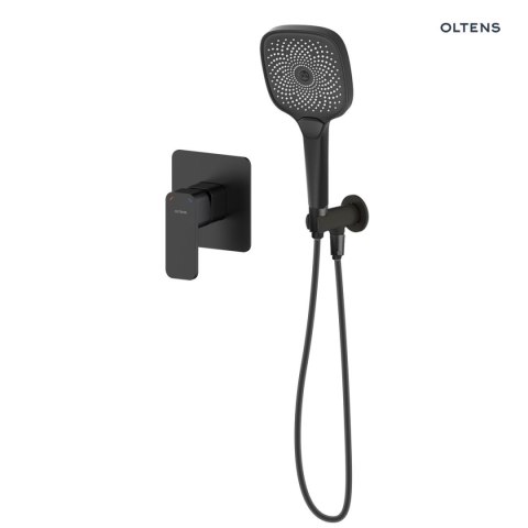 Hadsel Oltens Hadsel zestaw bateria prysznicowa podtynkowa ze słuchawką 3 funkcyjną Havis EasyClick (S) czarny mat 36037300 Hadsel Oltens Hadsel zestaw bateria prysznicowa podtynkowa ze słuchawką 3 funkcyjną Havis EasyClick (S) czarny mat 36037300
