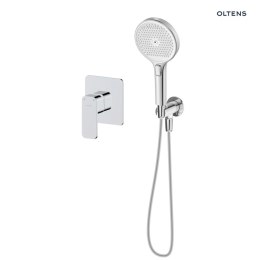 Hadsel Oltens Hadsel zestaw bateria prysznicowa podtynkowa ze słuchawką 3 funkcyjną Luva EasyClick chrom 36038100