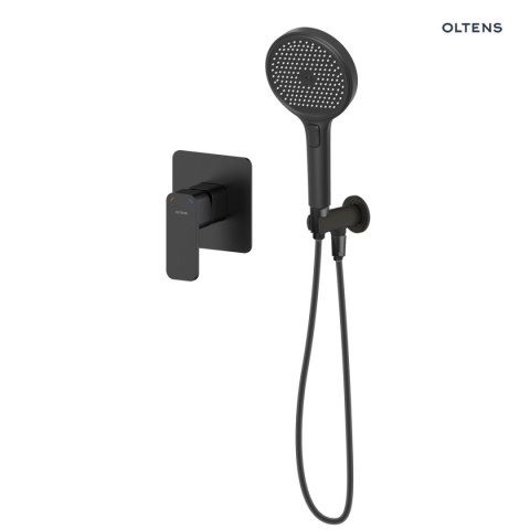 Hadsel Oltens Hadsel zestaw bateria prysznicowa podtynkowa ze słuchawką 3 funkcyjną Luva EasyClick czarny mat 36038300 Hadsel Oltens Hadsel zestaw bateria prysznicowa podtynkowa ze słuchawką 3 funkcyjną Luva EasyClick czarny mat 36038300