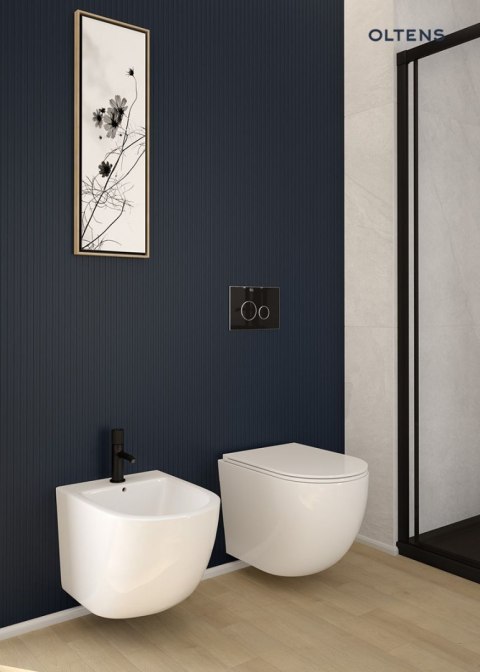 Hamnes Oltens Hamnes bidet wiszący z powłoką SmartClean biały 46504000 Hamnes Oltens Hamnes bidet wiszący z powłoką SmartClean biały 46504000
