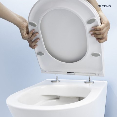 Jog Oltens Jog deska sedesowa wolnoopadająca Slim biała 45102000 Jog Oltens Jog deska sedesowa wolnoopadająca Slim biała 45102000