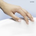 Lagde Oltens Lagde umywalka 40 cm nablatowa okrągła z powłoką SmartClean biała 40816000