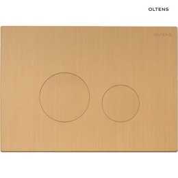 Lule Oltens Lule przycisk spłukujący do WC złoto szczotkowane 57102810