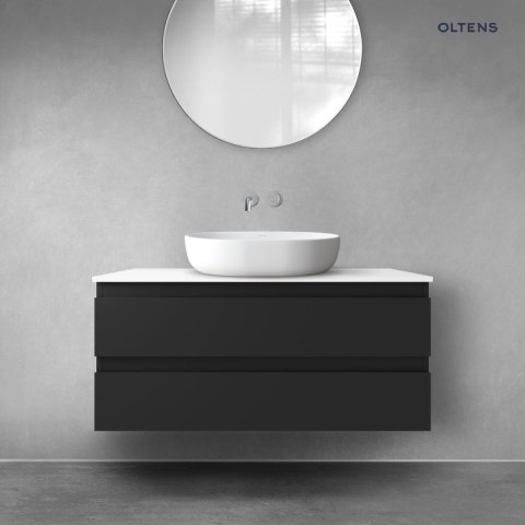 Vernal Oltens Vernal szafka 100 cm podumywalkowa wisząca czarny mat 60002300