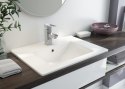 Deante Umywalka ceramiczna wpuszczana z miejscem na baterię - 60 cm