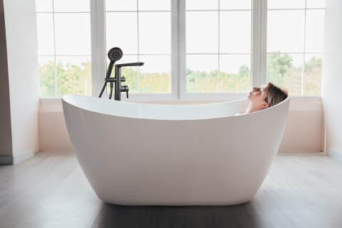 Deante Wanna akrylowa wolnostojąca owalna - 160 cm Deante Wanna akrylowa wolnostojąca owalna - 160 cm