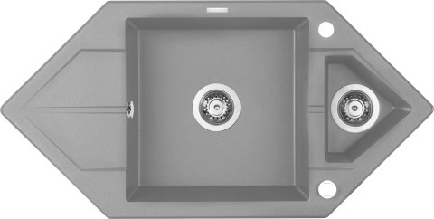 Deante Zlewozmywak granitowy 1.5-komorowy z ociekaczem - Space-Saver Deante Zlewozmywak granitowy 1.5-komorowy z ociekaczem - Space-Saver
